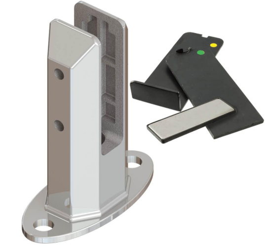 EdgeMount Base Fix – Square (Silver)